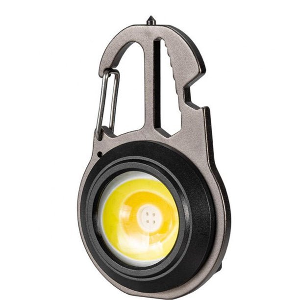 Cob Rechargable Keychain Light - W5137 -Silver